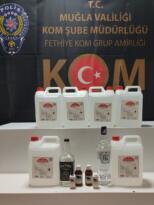 Muğla’da sahte içki ve kaçakçılık operasyonu